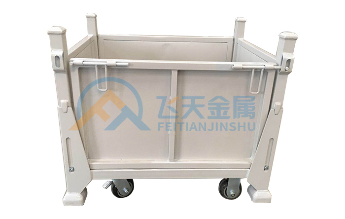 轮式移动金属料箱